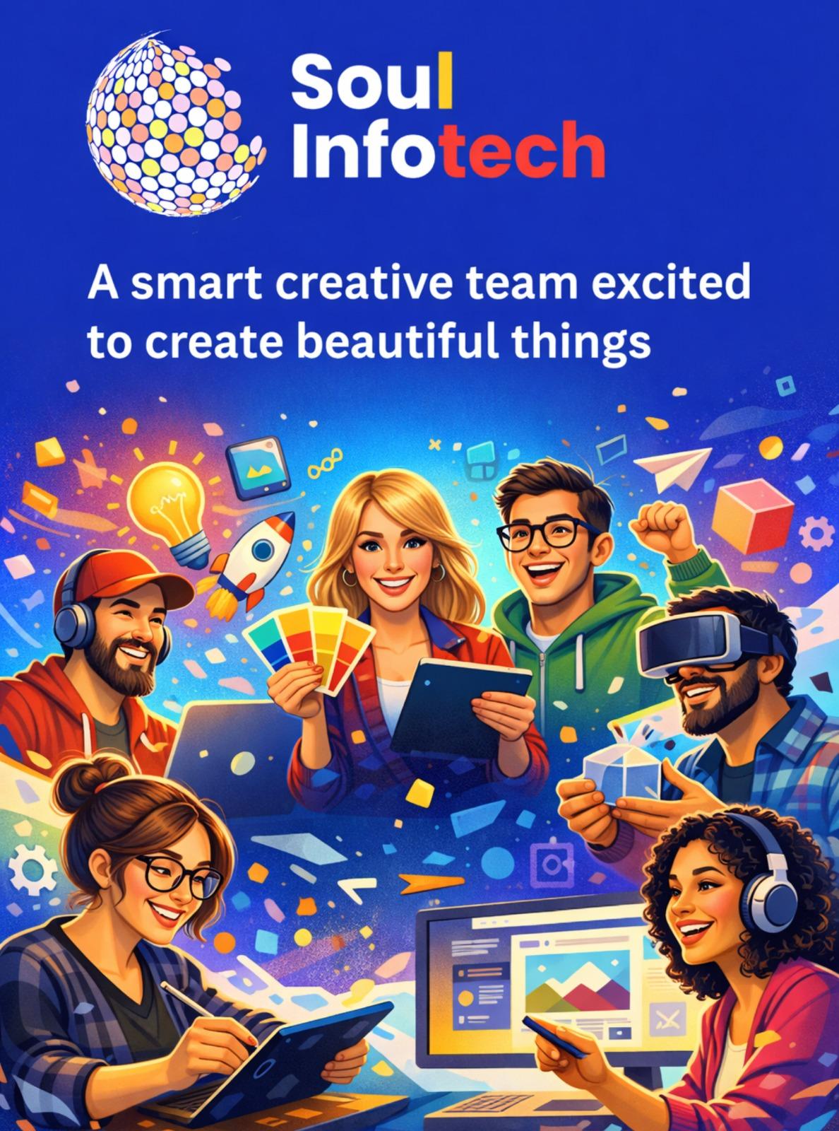 A smart creative team excited to create beautiful things